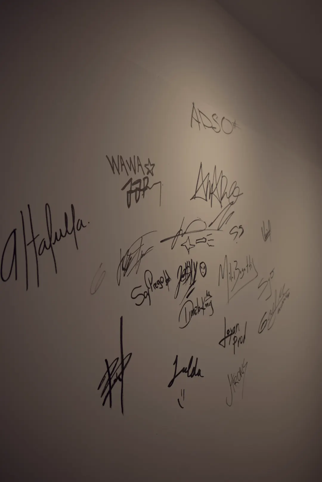 La pared de los artistas